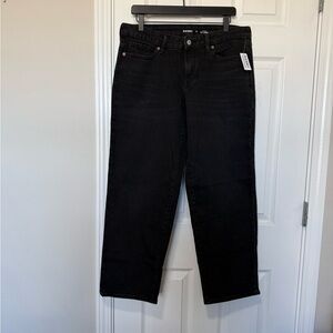 Old Navy Women’s Black OG Low Rise Black Jeans NWT Sz 10